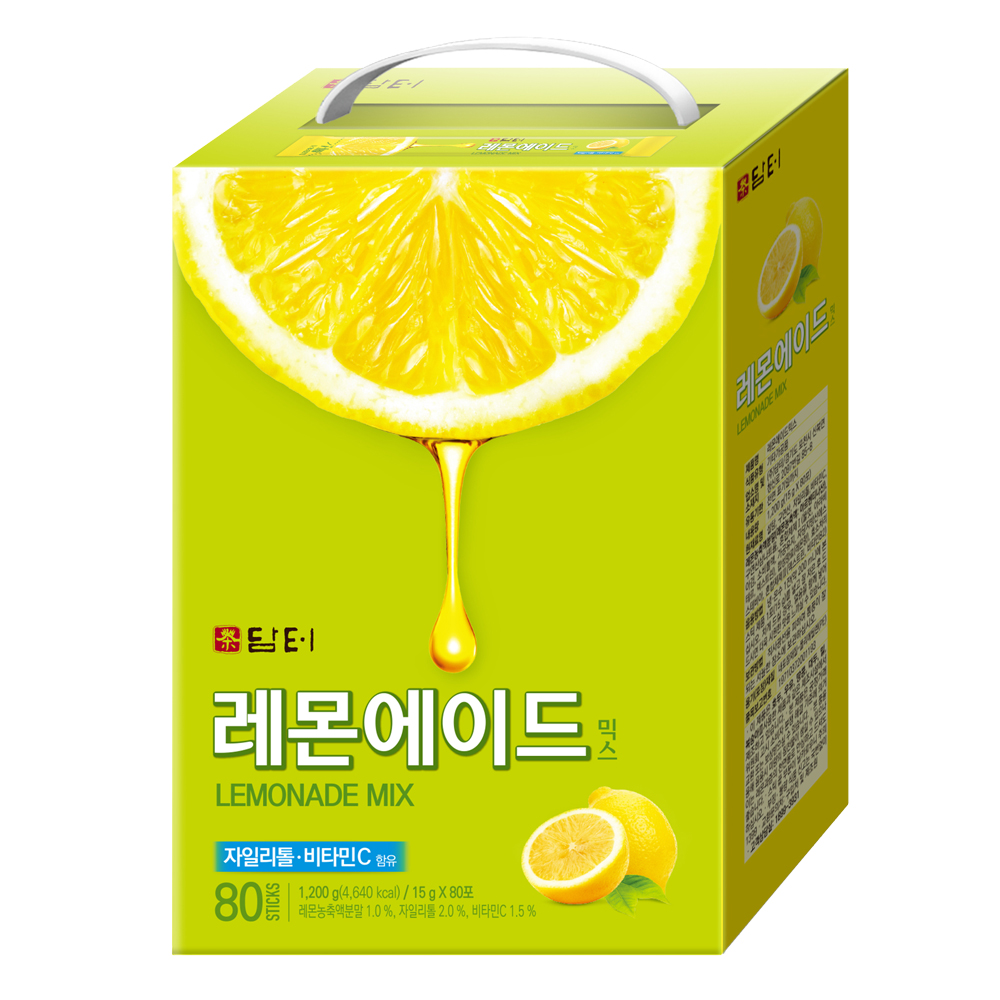담터 레몬에이드 80T/분말 탄산수 레몬 아이스티